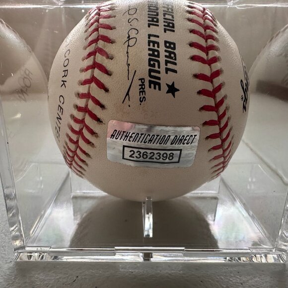 BARRY BONDS SIGNED RAWLINGS BASEBALL AUTOGRAPHED W/COA (PIRATES, GIANTS) - 767 - Picture 3 of 5